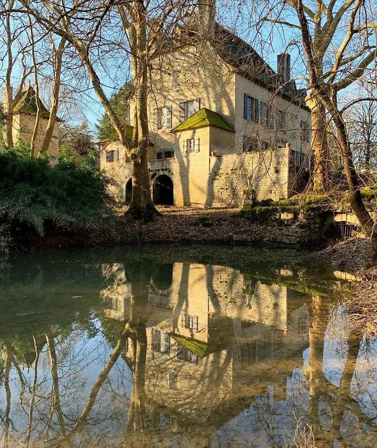 Chateau Mas De Pradie B&B Fountain View Room Foissac  프랑스